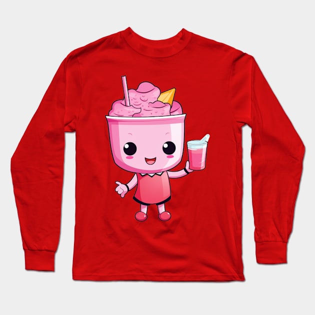 kawaii Ice cream  T-Shirt cute Candy food gilrl Long Sleeve T-Shirt by nonagobich